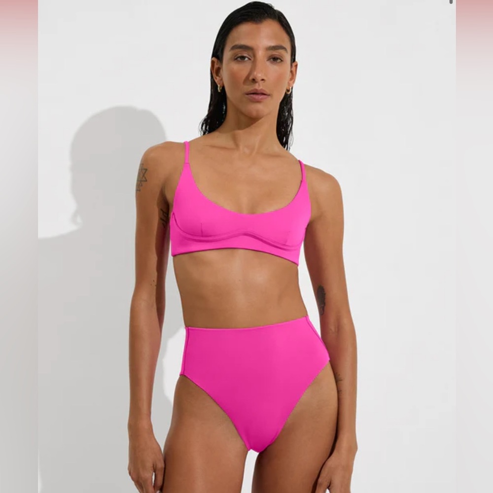 Left On Friday Pink Bikini TOP
